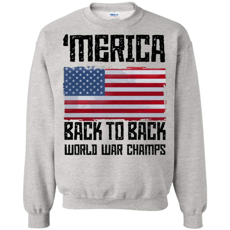 Lobo Performance Gear ‘Merica Back to Back World War Champs Pullover Sweatshirt