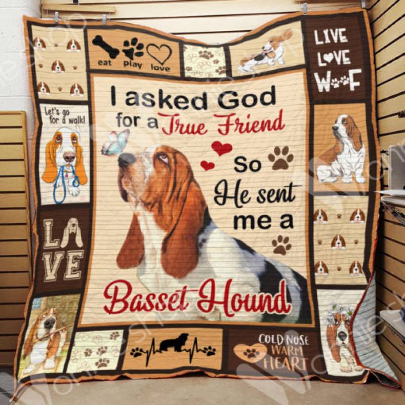 Basset Hound Dog Blanket DCB0202 95O41