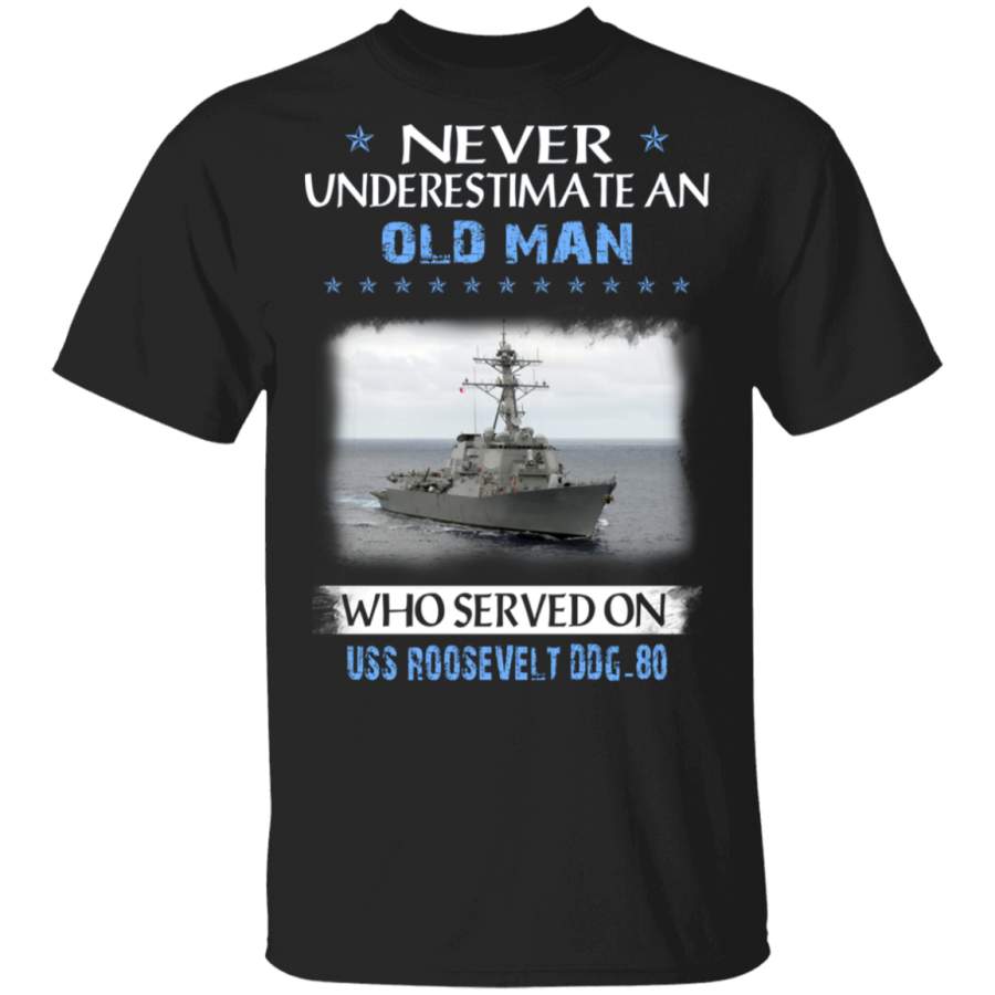 USS Roosevelt DDG-80 Veterans Day Christmas Gift T-Shirt