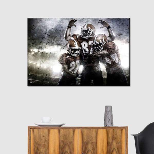 Amazing American Football Team Spirit Canvas Wall Art Poster Print, Wall Art Canvas, Poster Canvas Wall Decor Fashion24Hs