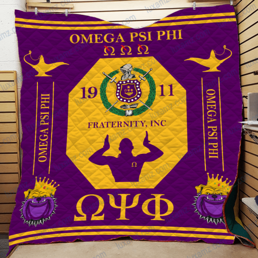 Omega Psi Phi 1911 Quilt Omega Thunder Omega Magic Lamp Omega Royal Dog Quilt