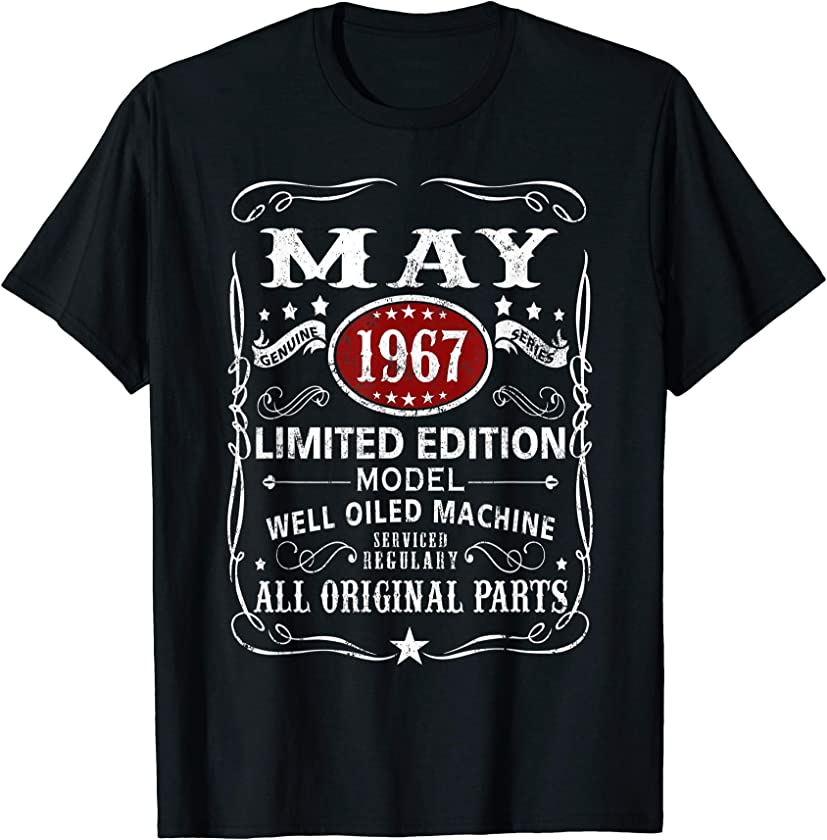 54 Years Old 54th Birthday Decoration May 1967 Vintage T-Shirt