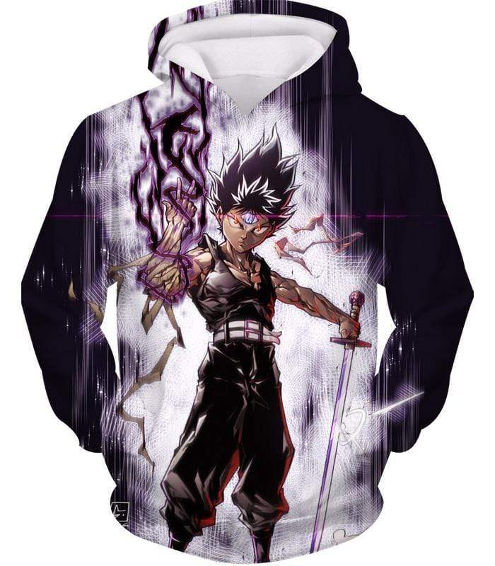 Yu Yu Hakusho Hiei Dragon of The Darkness Flame Hoodie – Yu Yu Hakusho 3D Hoodies And Clothing