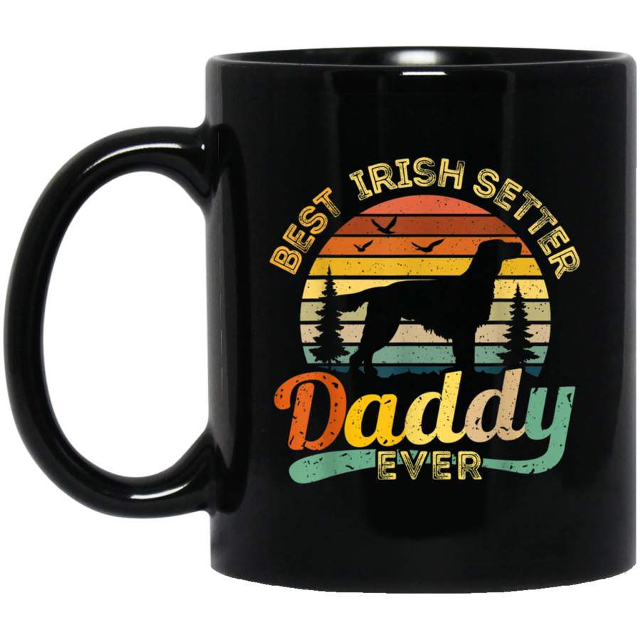 Irish Setter Dad Mug Best Daddy Dog Retro Vintage Gift Mug Mug