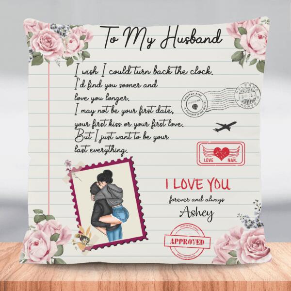 To My Husband I Love You Forever And Always Personalized Pillow Family Gift For Couple Pl-00036-Tpa