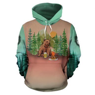 3D Camping Hoodie Not All Who Wander Are Lost Full Size