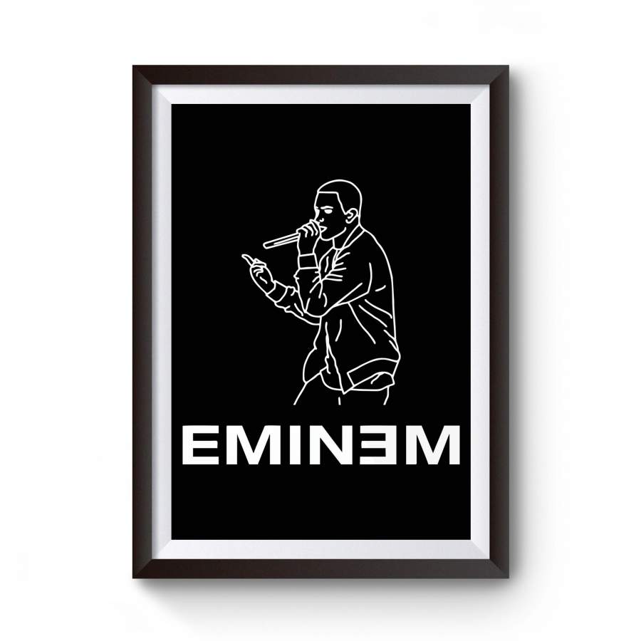 Eminem Logo Hip Hop Slim Shady Dirty Dozen Detroit Hip Hop Rap Poster ...