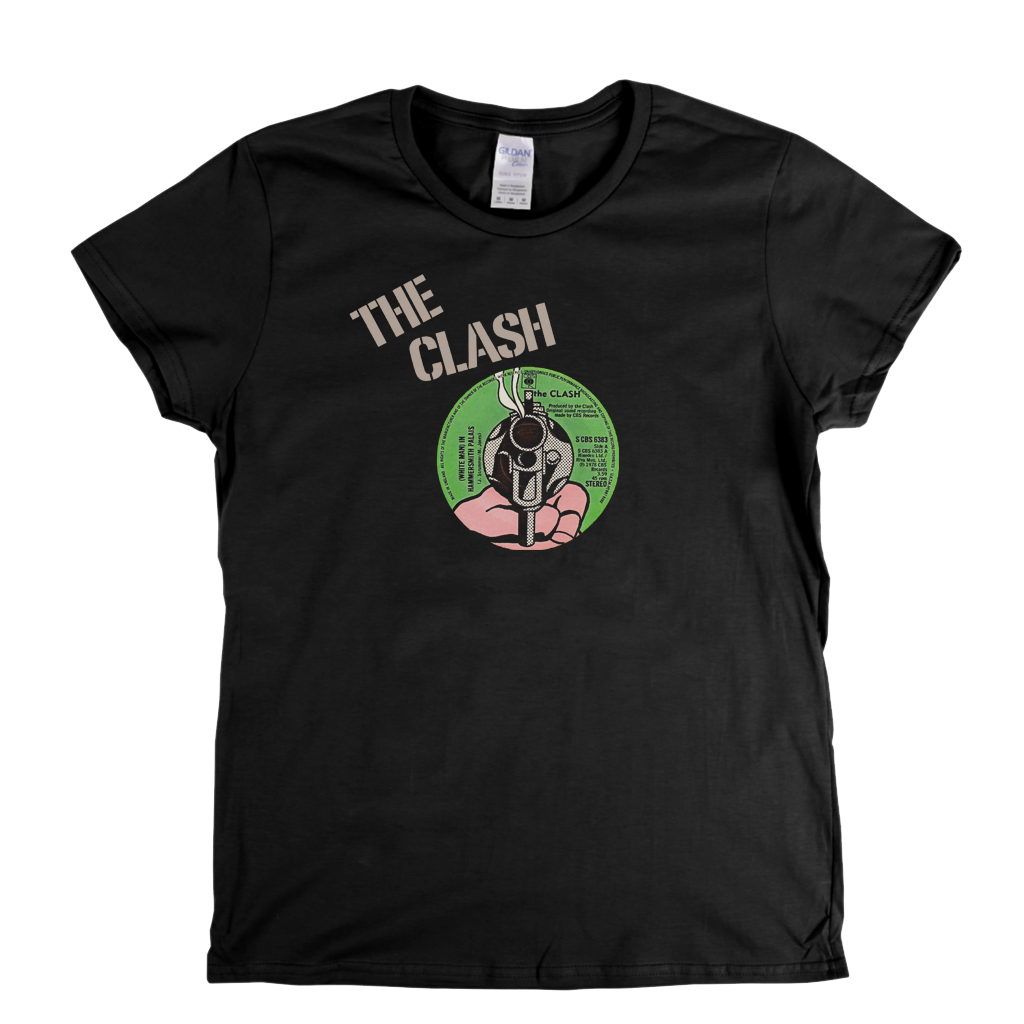 The Clash White Man In Hammersmith Palais Womens T-Shirt