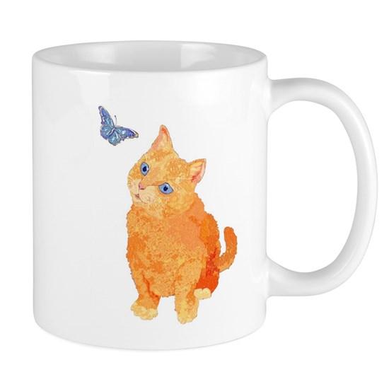 Quizzical Kitten Mug