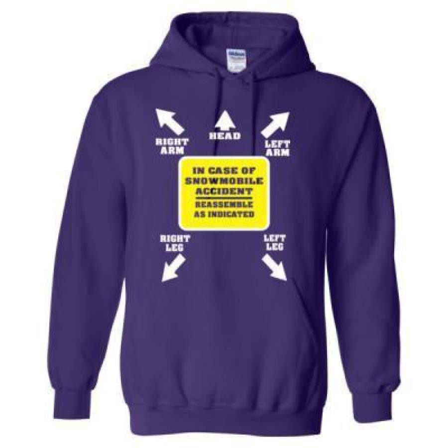 AGR In Case Of Snowmoile Accident Reassemble As Indicated – Heavy Blend™ Hooded Sweatshirt