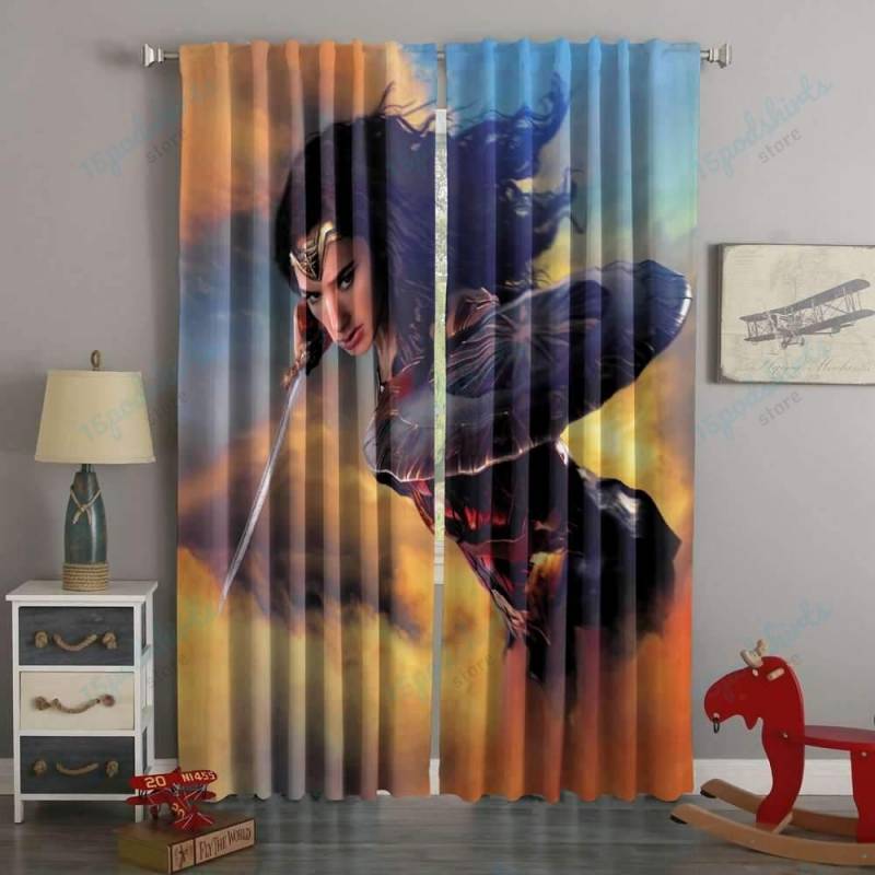 3D Printed Wander Woman Style Custom Living Room Curtains