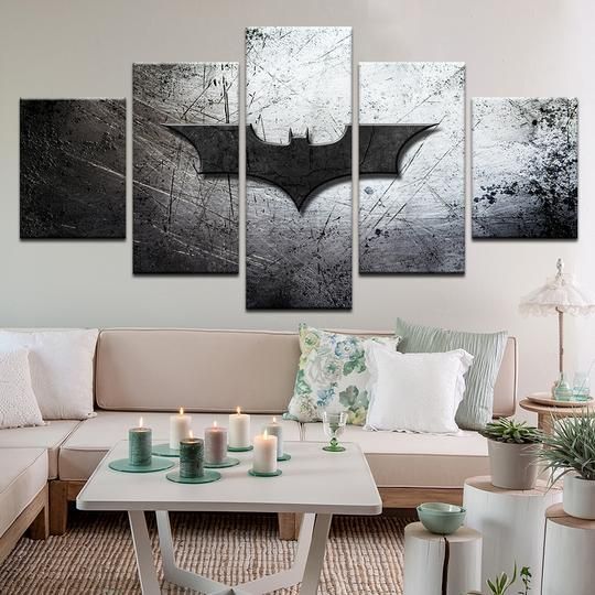 Batman 11 Dc 5 Panel Canvas Art Wall Decor