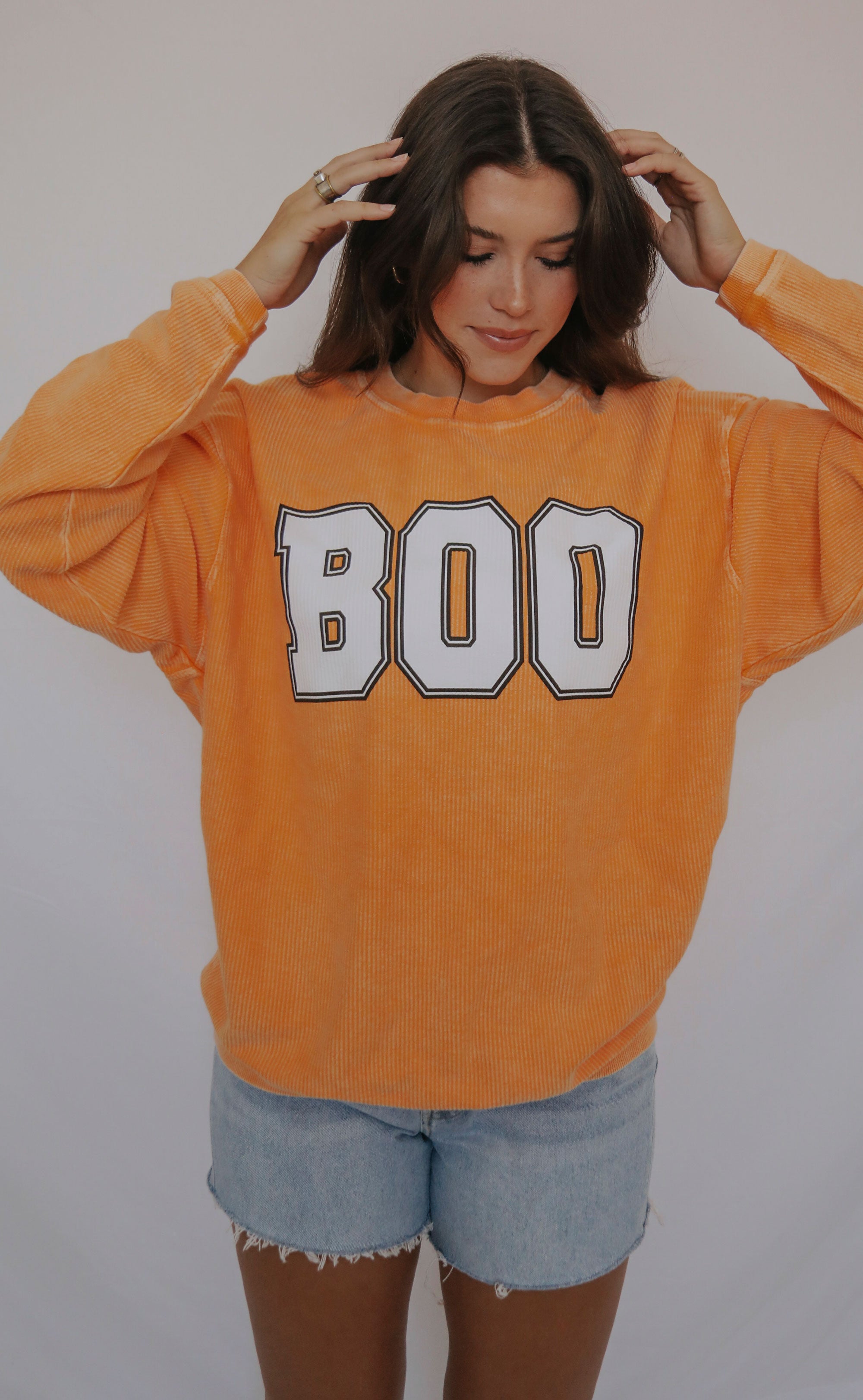 Charlie Southern: Boo Corded Sweatshirt