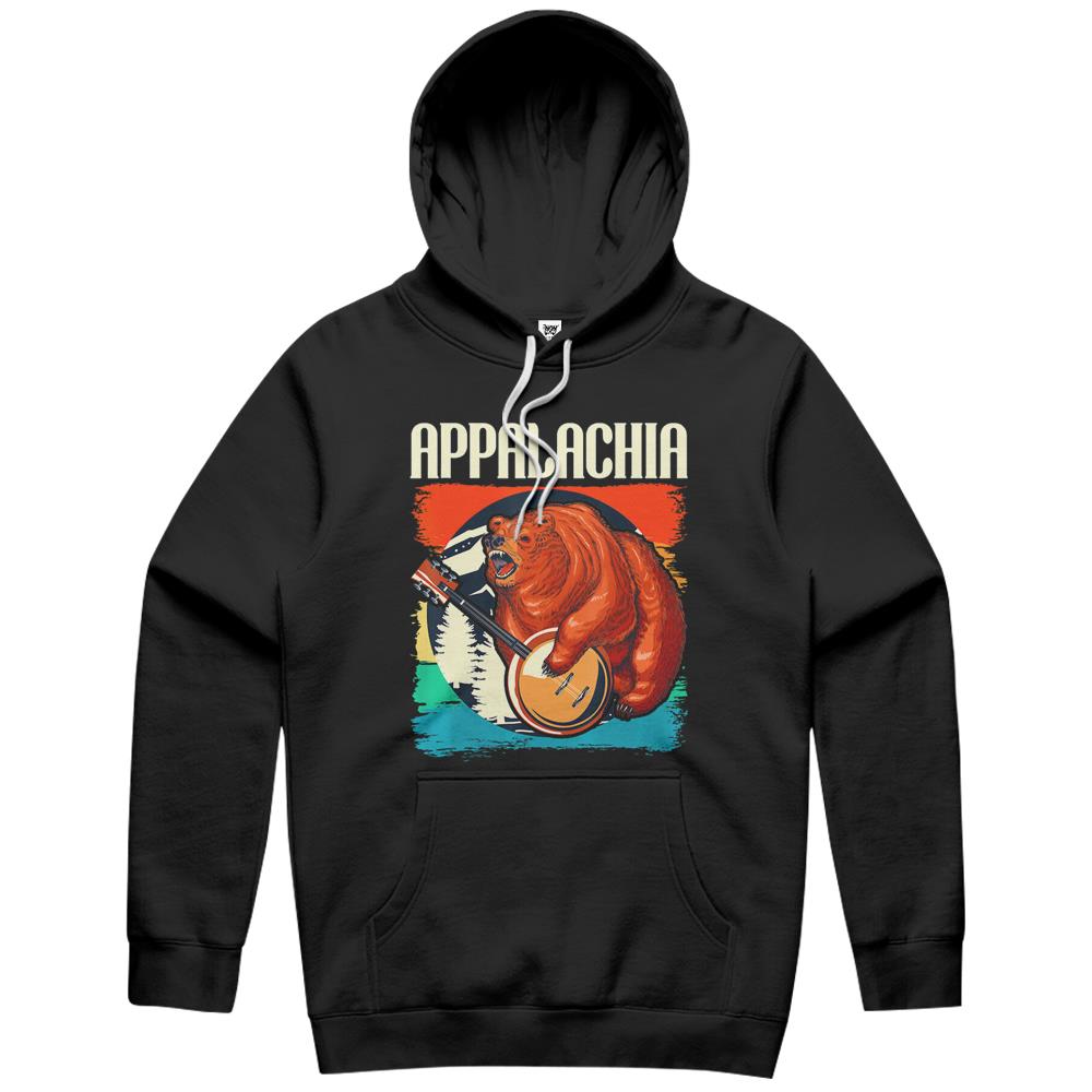 Appalachia – Vintage Banjo Player Bluegrass Musician Hoodie