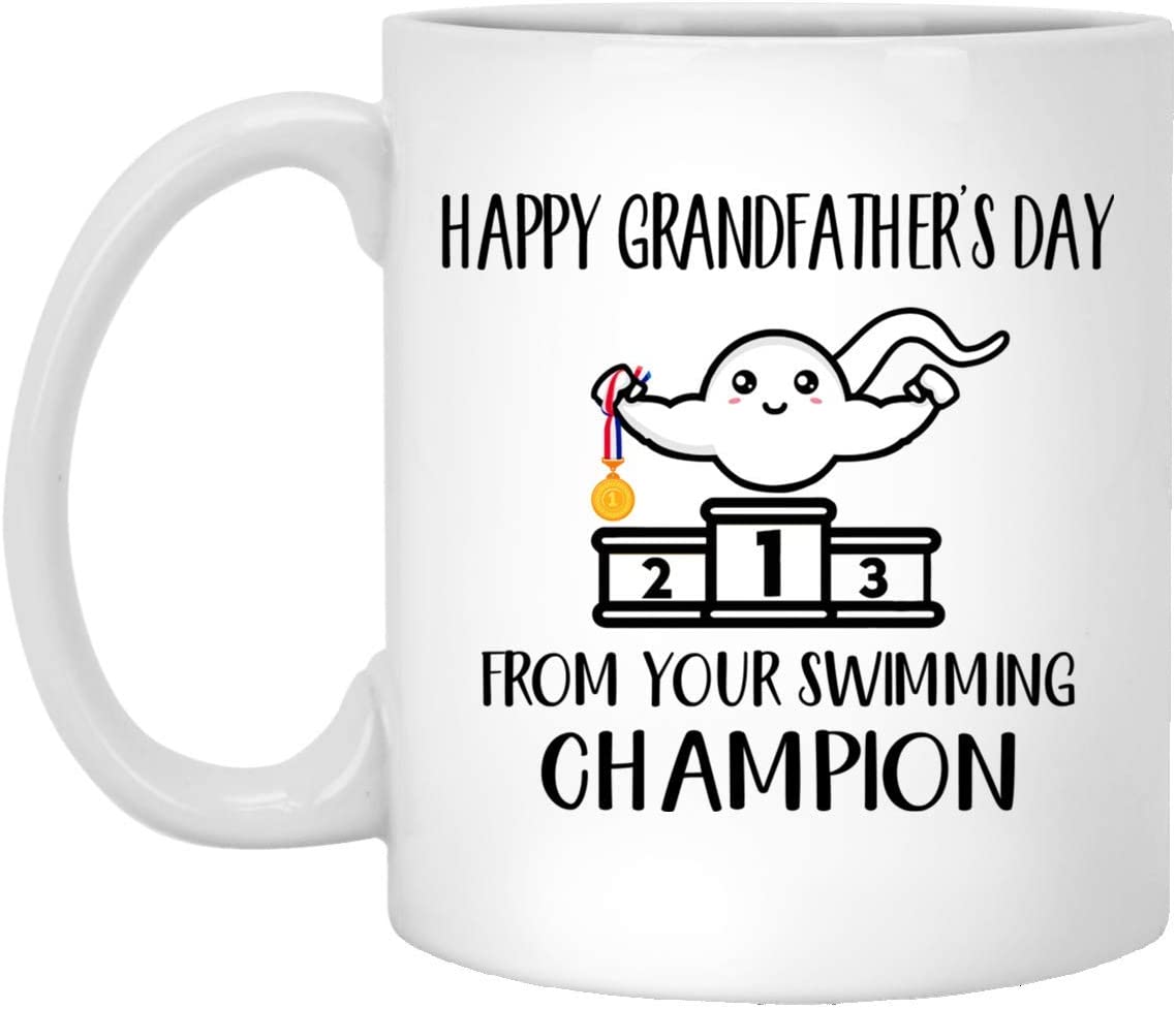 Happy Grandfather’S Day From Your Swimming Champion Sperm Mug – Father’S Day Gift 15Oz