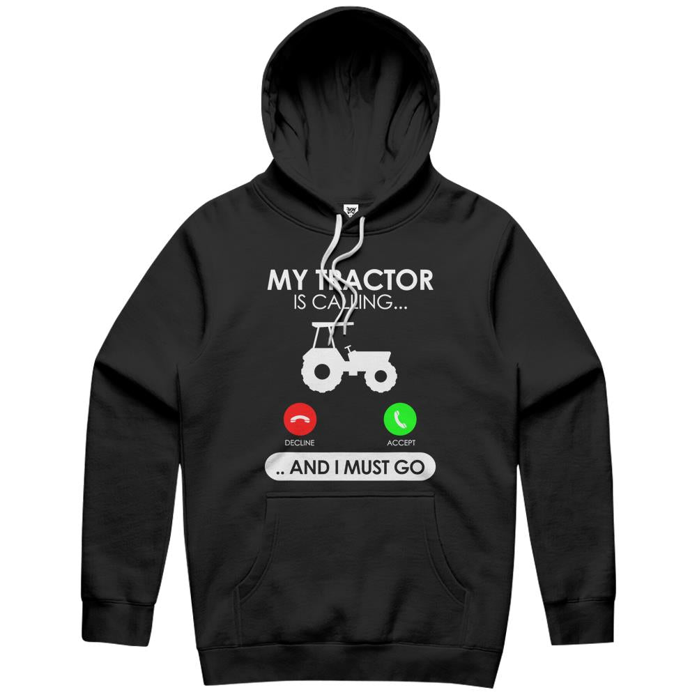 County Shirt My Tractor Is Calling I Must Go Farmer Hoodie