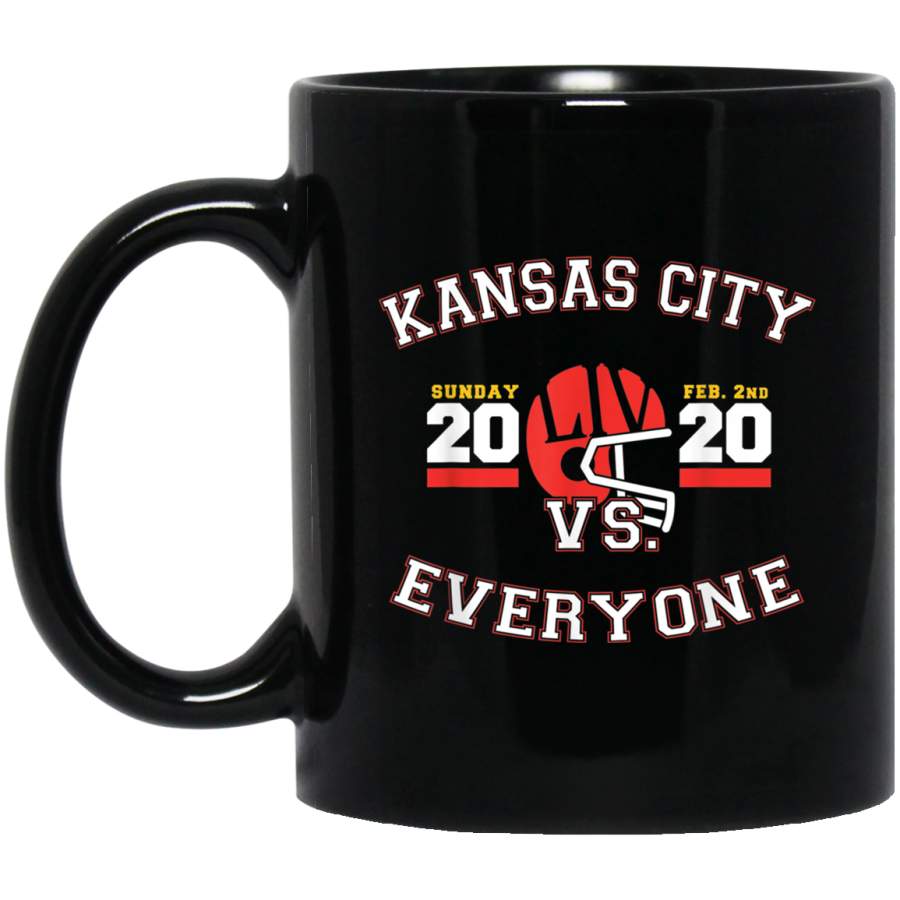 Kansas City Vs Everyone Super Football 2020 Mug