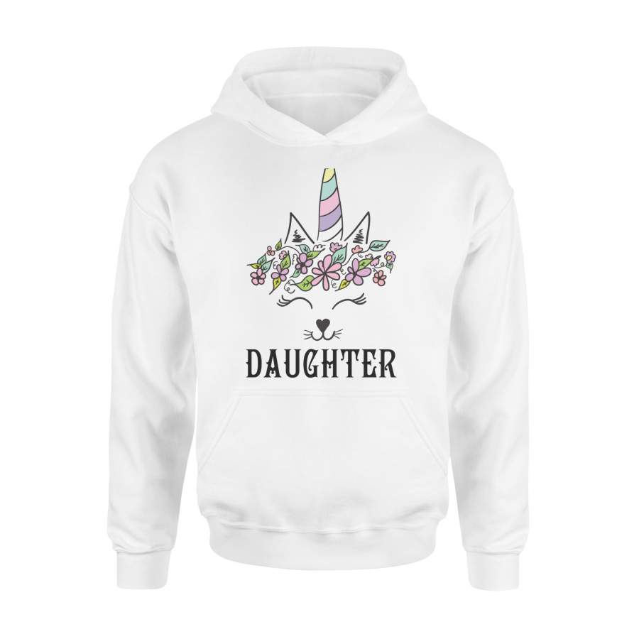 Daughter Caticorn Unicorn And Kitty Kitten Cat Meowgical   Hoodie