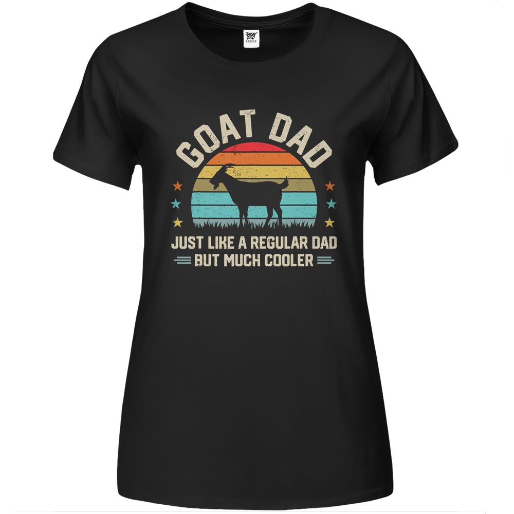Best Goat Dad Ever Goats Father Farm Farmer Goat Lover Gifts Premium Womens T Shirts