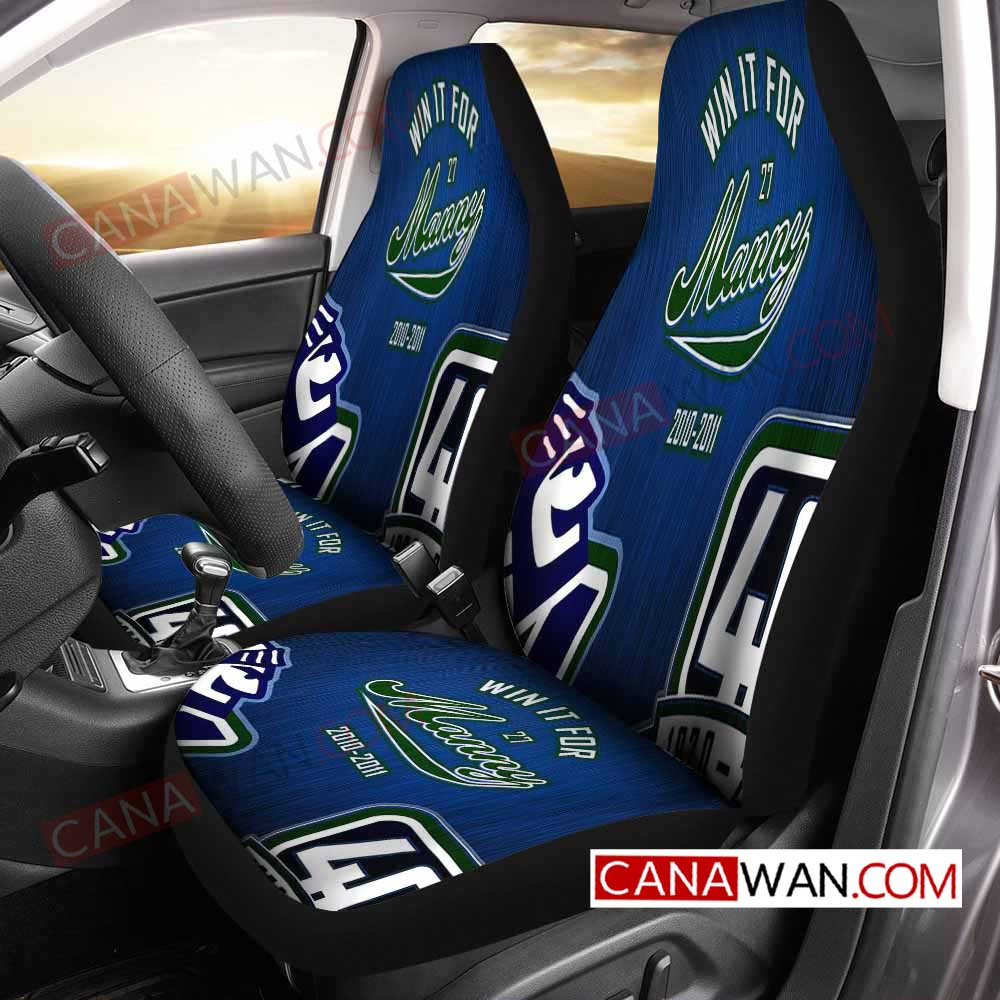 Vancouver Canucks Logo Art Style90 3D Customized Personalized Car Seat Cover