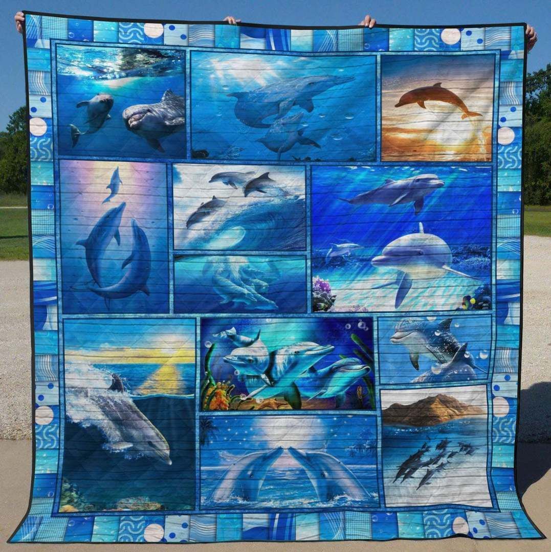 Dolphin Tu180704A Tbg Quilt Blanket