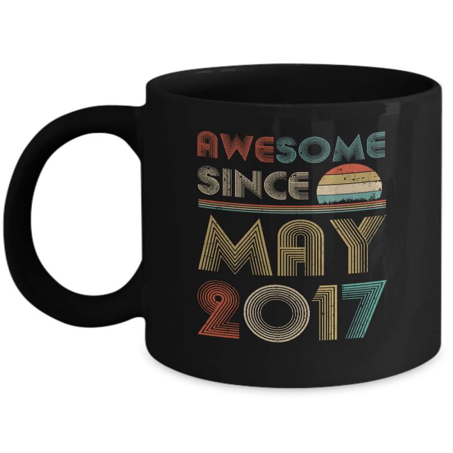 Awesome Since May 2017 Vintage 3rd Birthday Gifts Mug