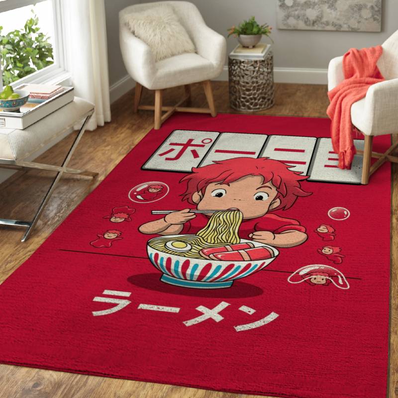 Goldfish Ramen Retro Anime Area Rug – Carpet