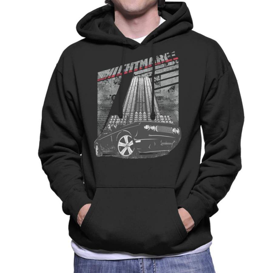 Nightmare Empire State Car Men’s Hooded Sweatshirt