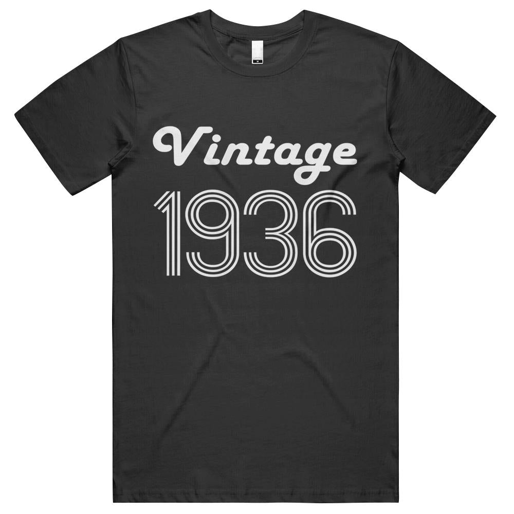 85th Birthday Gifts For Her Age 85 Year Old Mom Vintage 1936 Men T Shirts