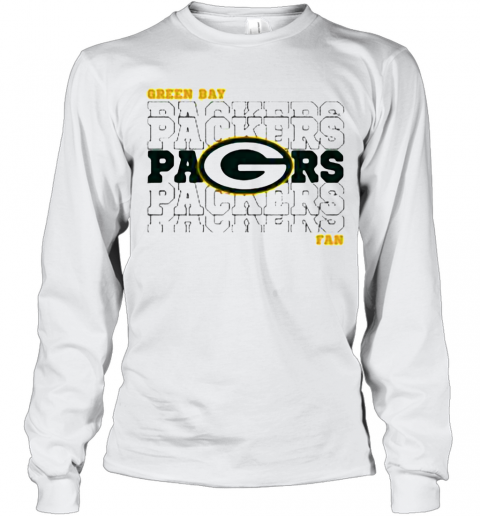 Green Bay Packers Fans Logo Team Football Long Sleeve T-Shirt