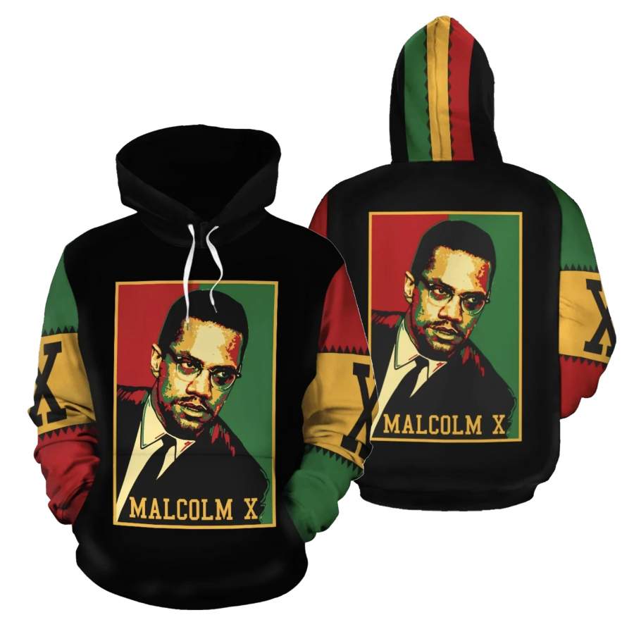 African Hoodie – African Malcolm x Retro Hoodie DTD20072002