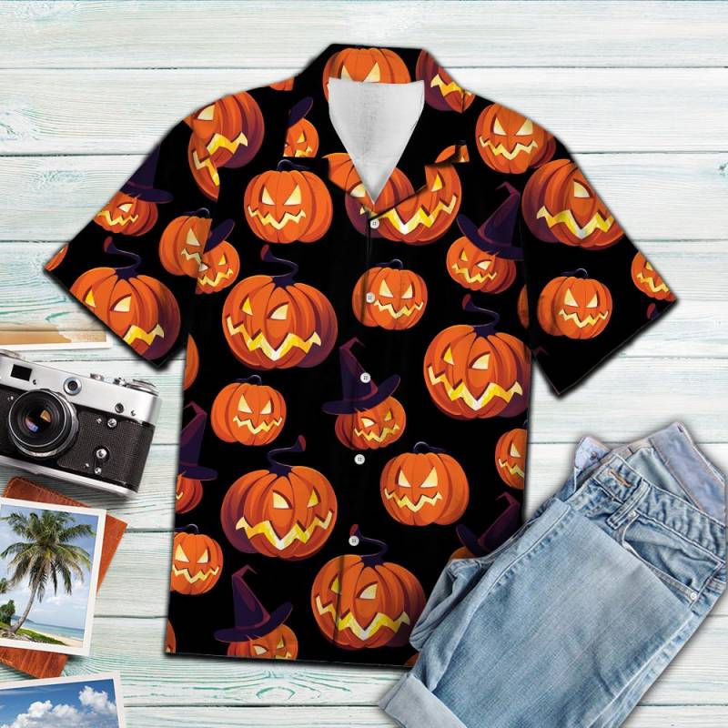 3D Halloween Pumpkin G5730- Hawaiian Shirt