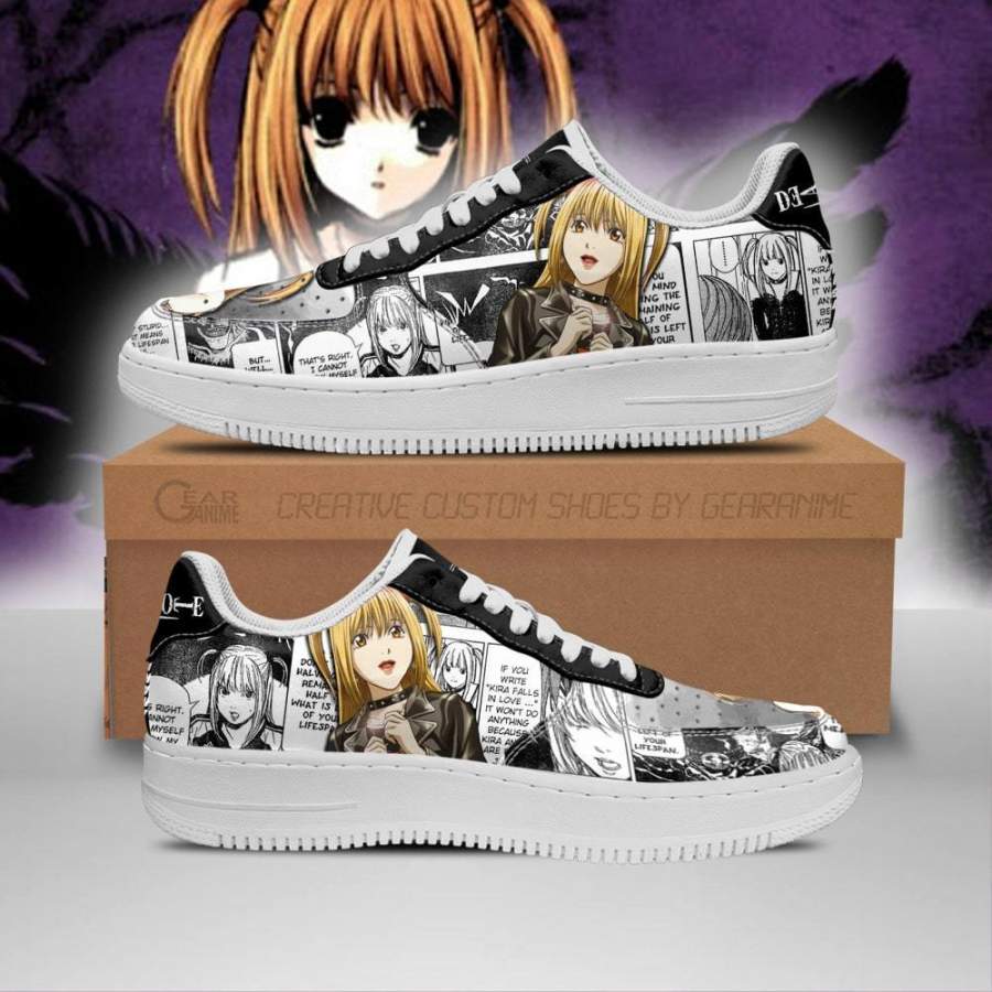 Misa Amane Air Sneakers Death Note Anime Shoes Fan Gift Idea PT06