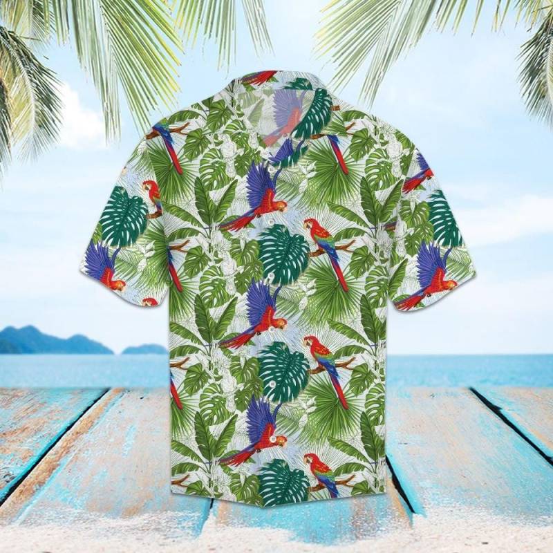 Artsyhomes Tropical Parrot Hawaiian Ha2249