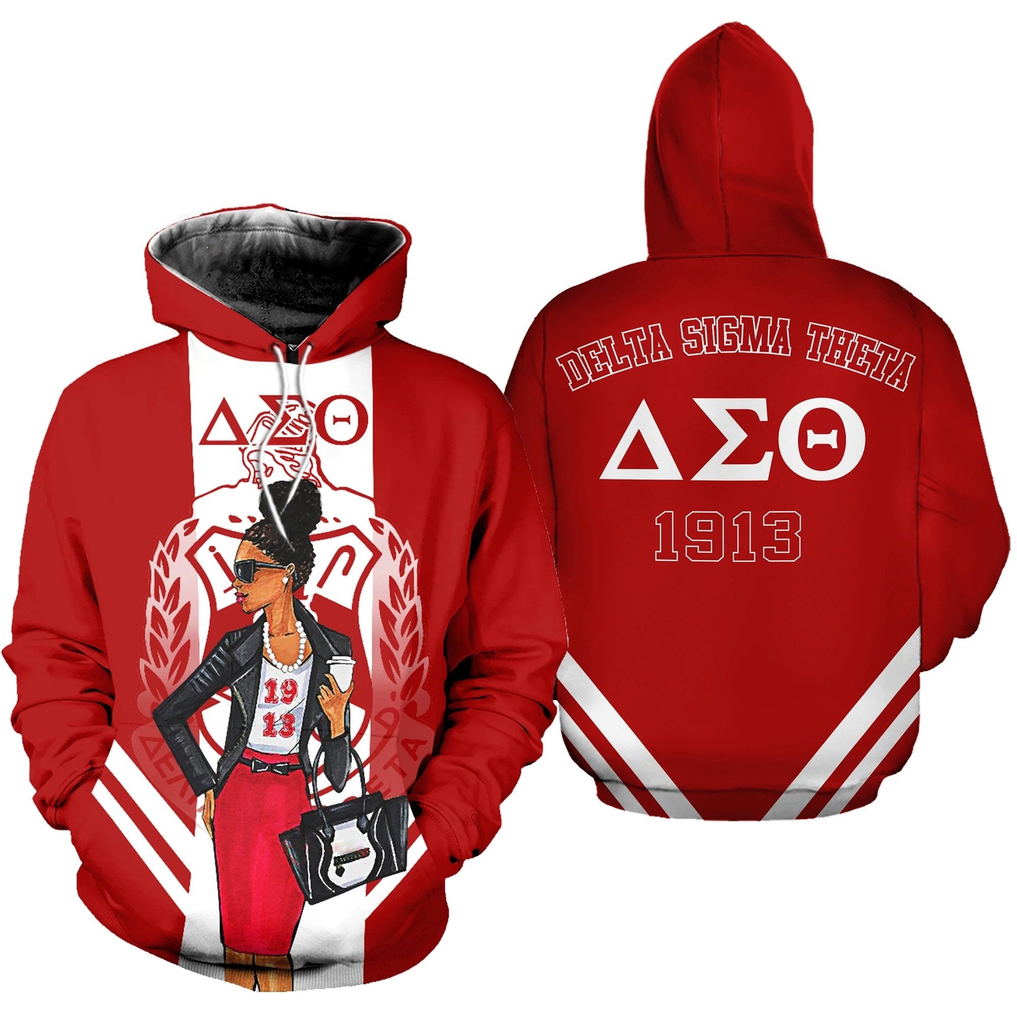 Greek Life Hoodie – Delta Sigma Theta Modern Girl Hoodie