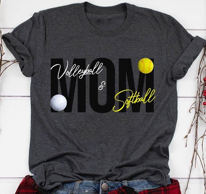 Mom Volleyball And Softball Standard Women’s T-shirt