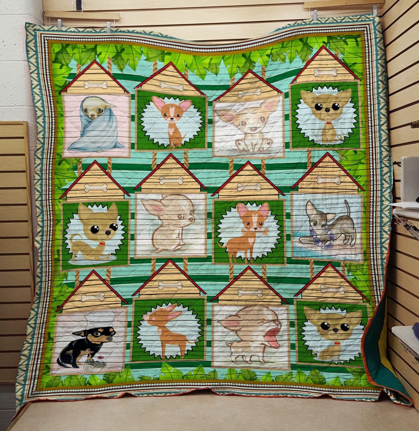 Chihuahua Puppy Sweet Chihuahua Cute Chihuahua Quilt Blanket