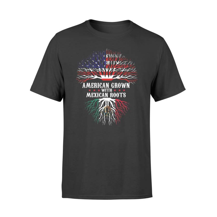 American Grown with Mexican Roots Mexico T Shirt Viva Mexico T-Shirt – Standard T-shirt