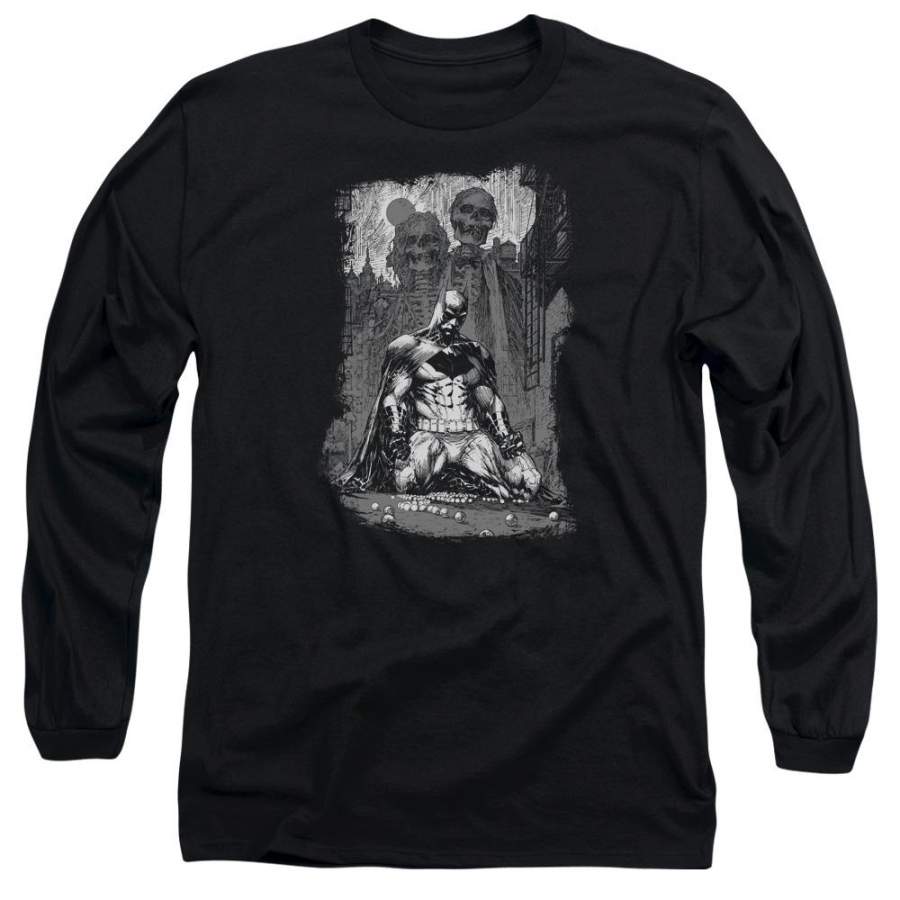 Batman – Sketchy Shadows Long Sleeve Adult 18/1