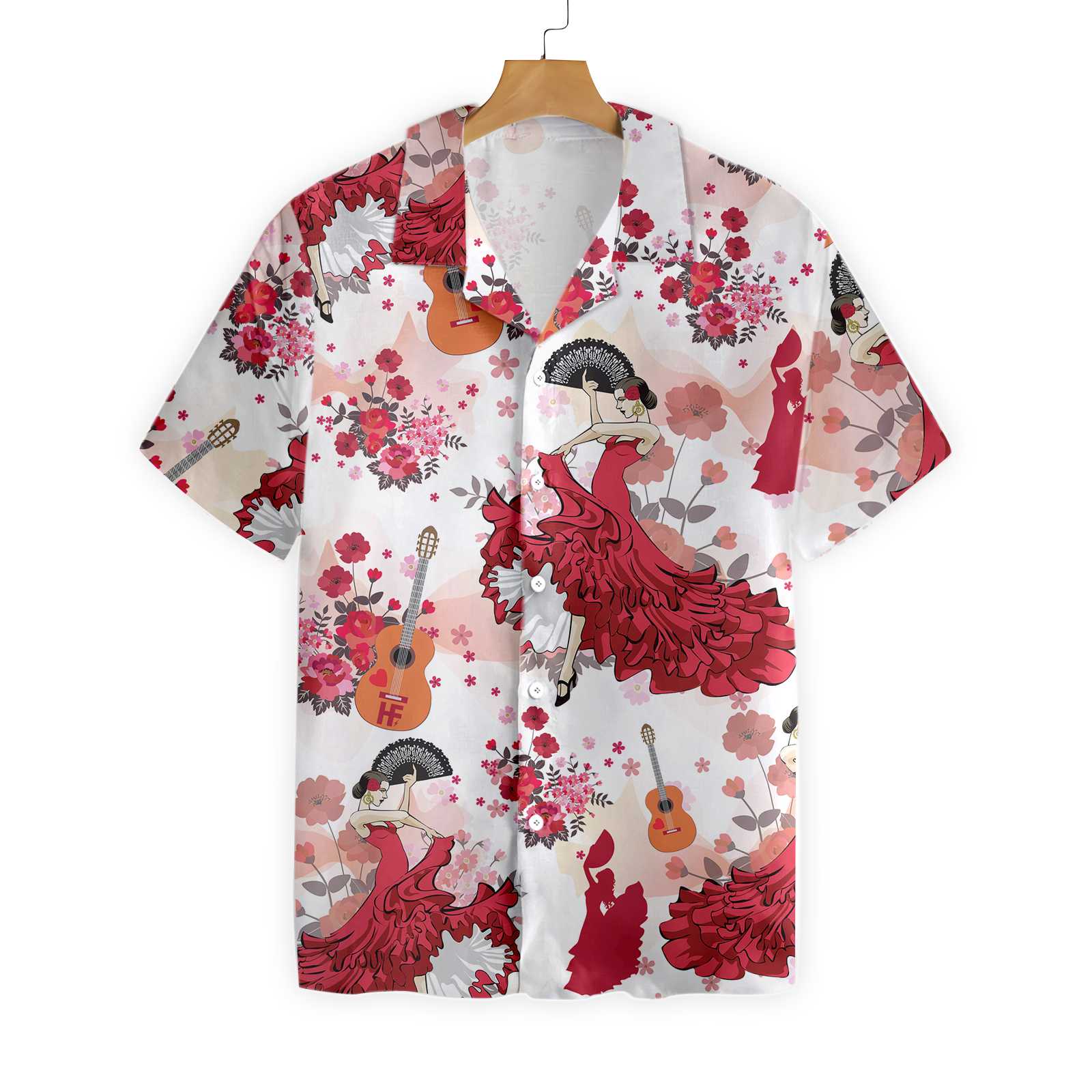 Flamenco Dancing 1301 Hawaii Shirt Ha11163