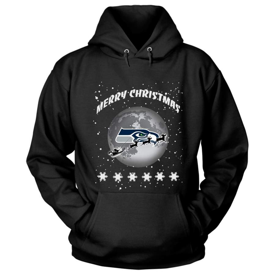 Merry Christmas T Shirt, Seattle Seahawks T Shirt – Hoodie