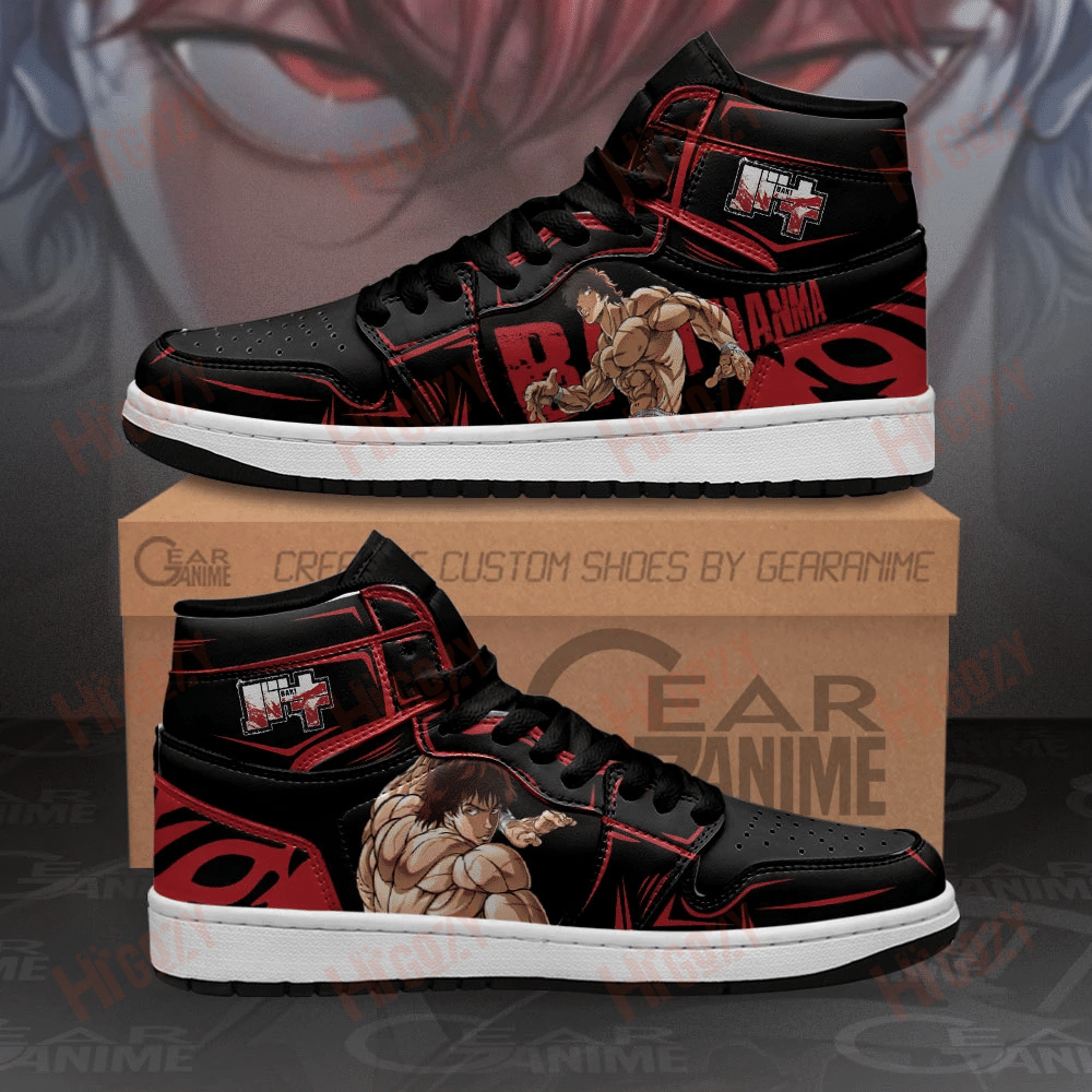 Baki Hanma Sneakers Baki Custom Anime Shoes Mn11