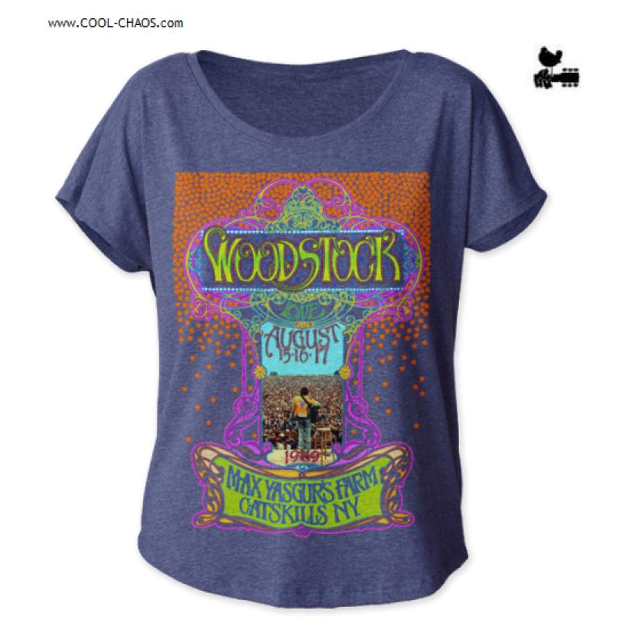 Woodstock Music Festival T-Shirt / 1969 Woodstock Max Yasgur’s Farm Tee