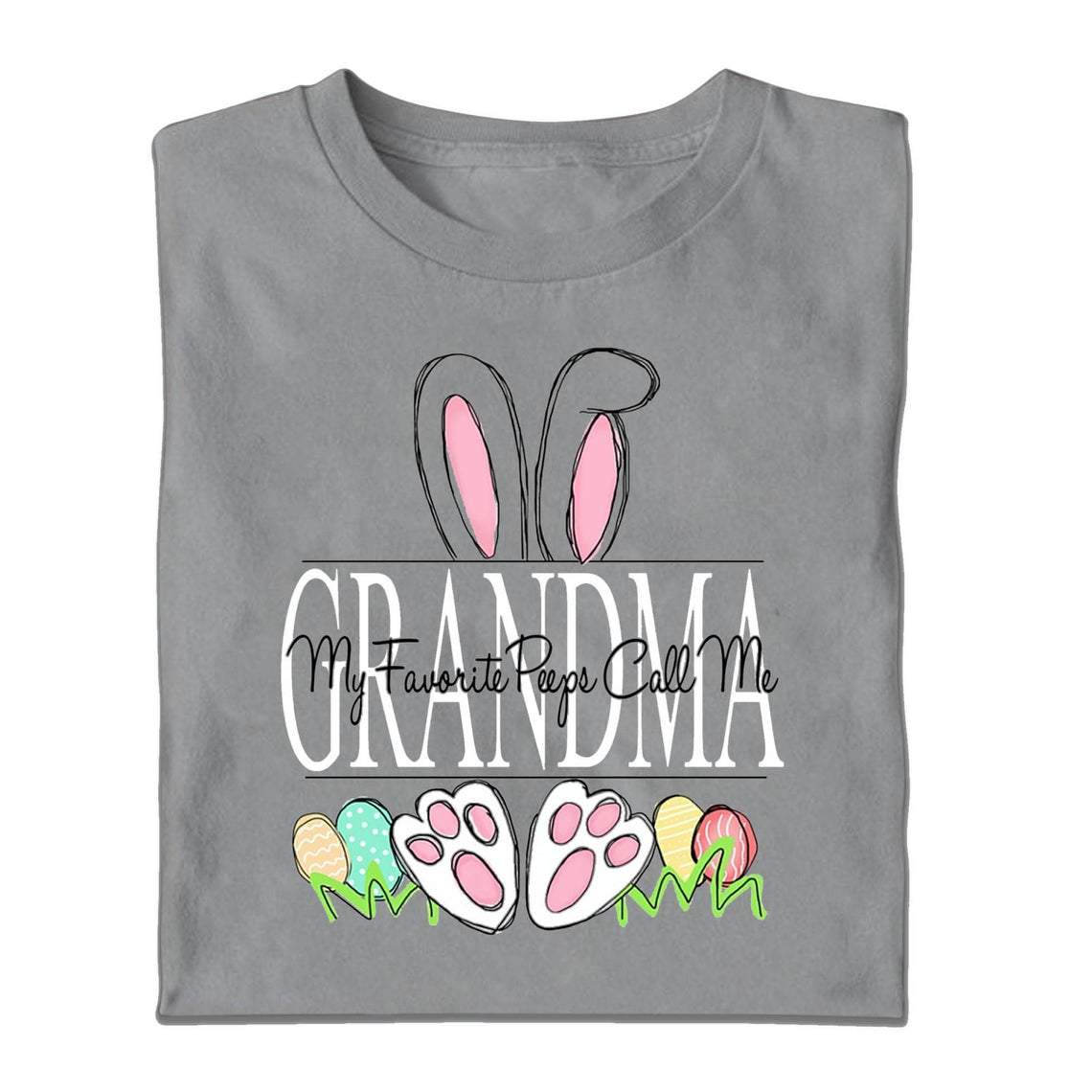 Lovelypod – Personalized Shirt, My Favorite Peeps Call Me Grandma Matching Family Shirt, Easter Cute Shirt