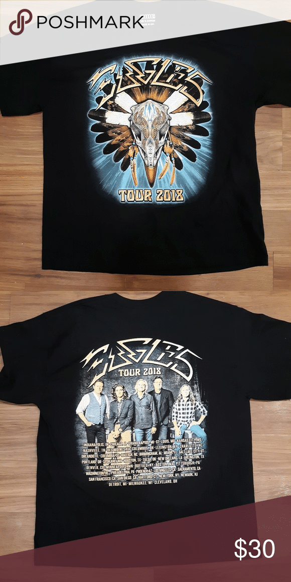 Eagles 2018 Concert Tour T Eagles 2018 Concert Tour T Available S Incl Shirt