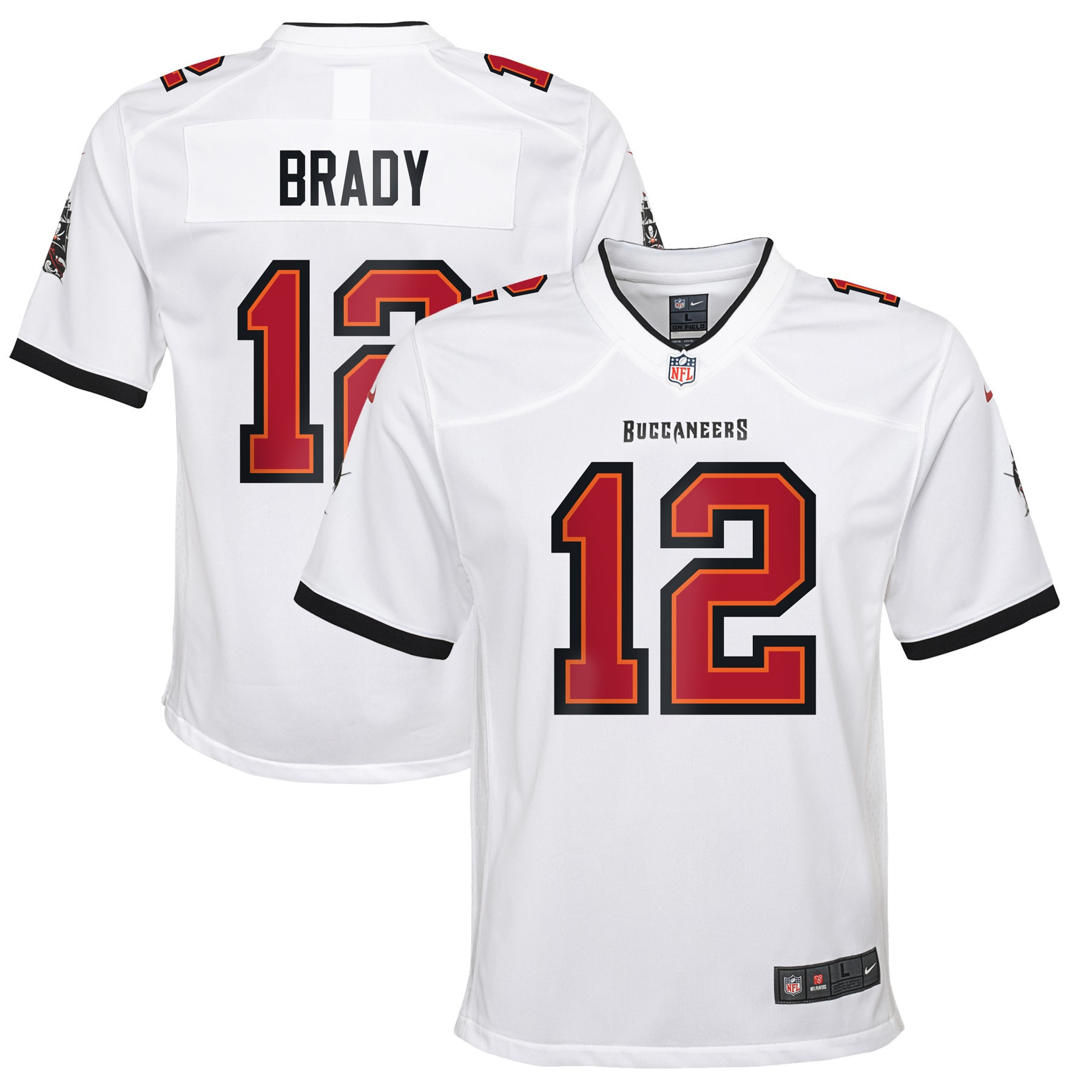 Tom Brady Tampa Bay Buccaneers Game Jersey White NFL