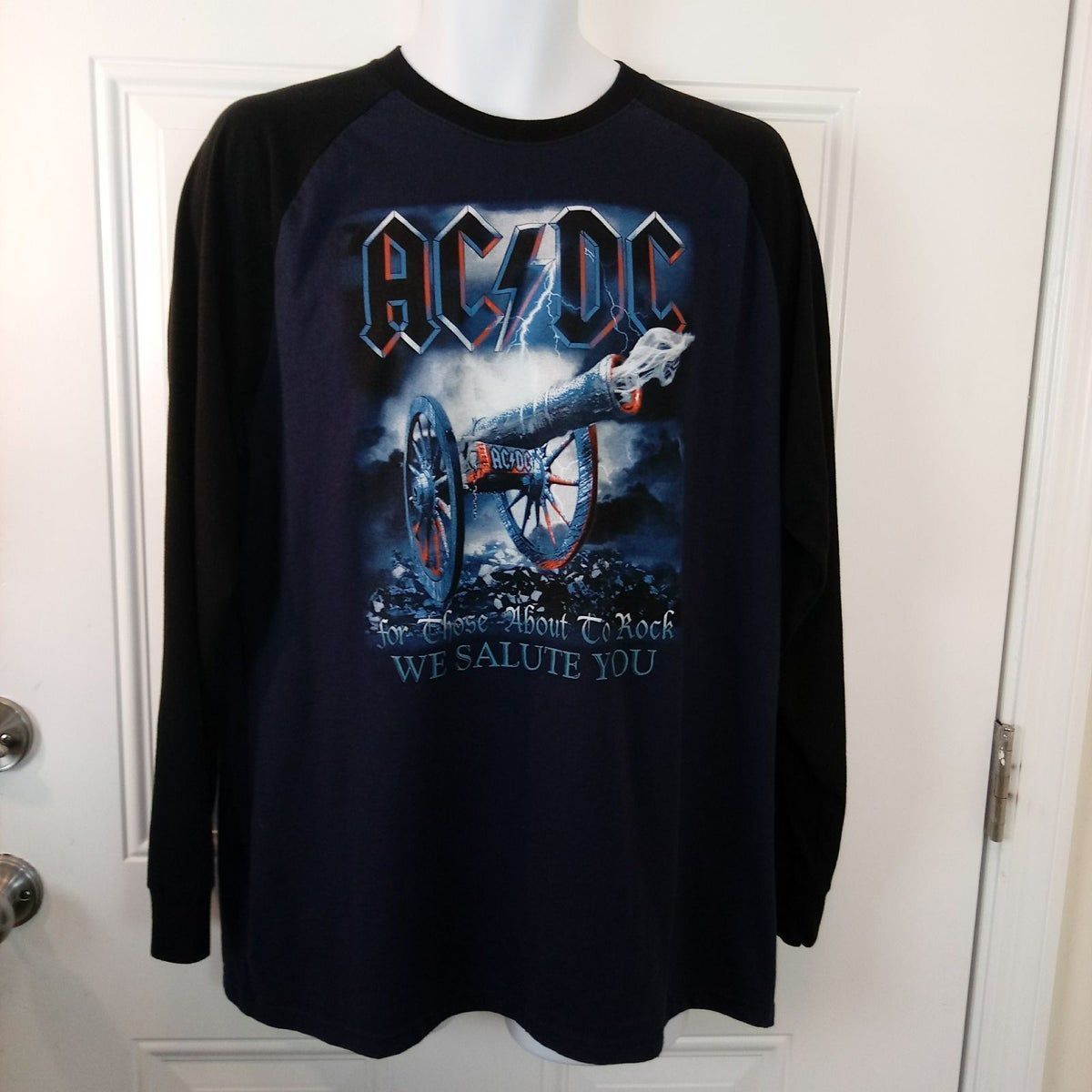 Ac Dc Blue And Black Shirt