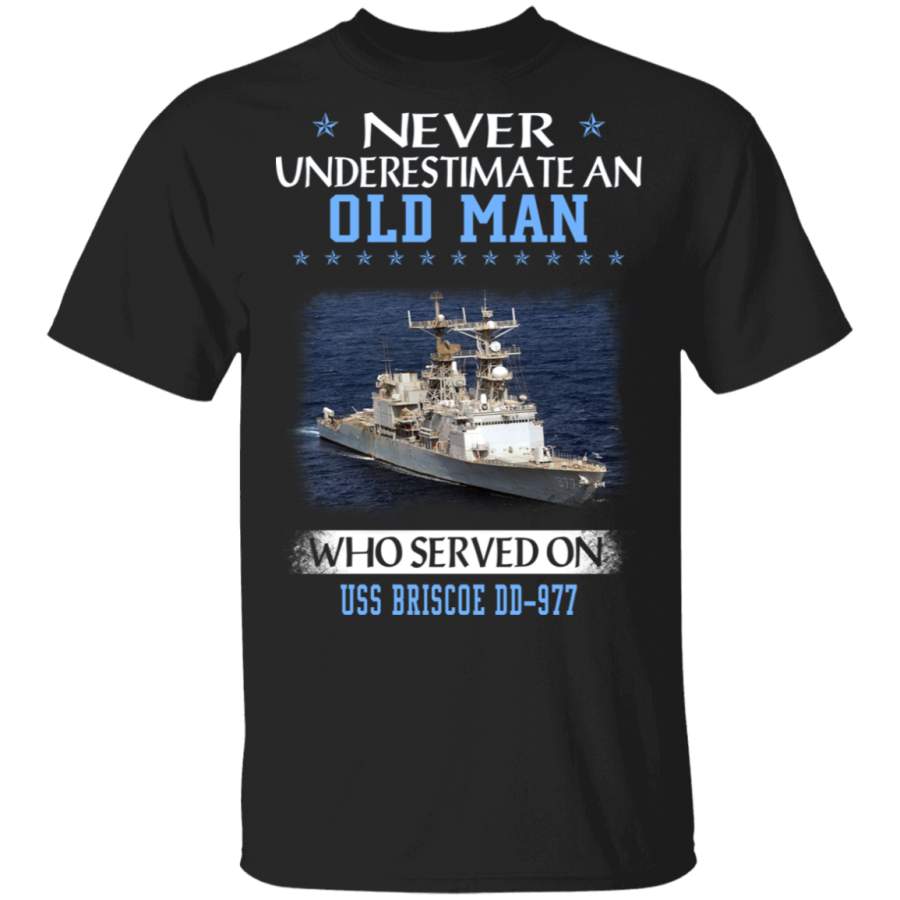 USS Briscoe DD-977) Veterans Day Christmas Gift T-Shirt