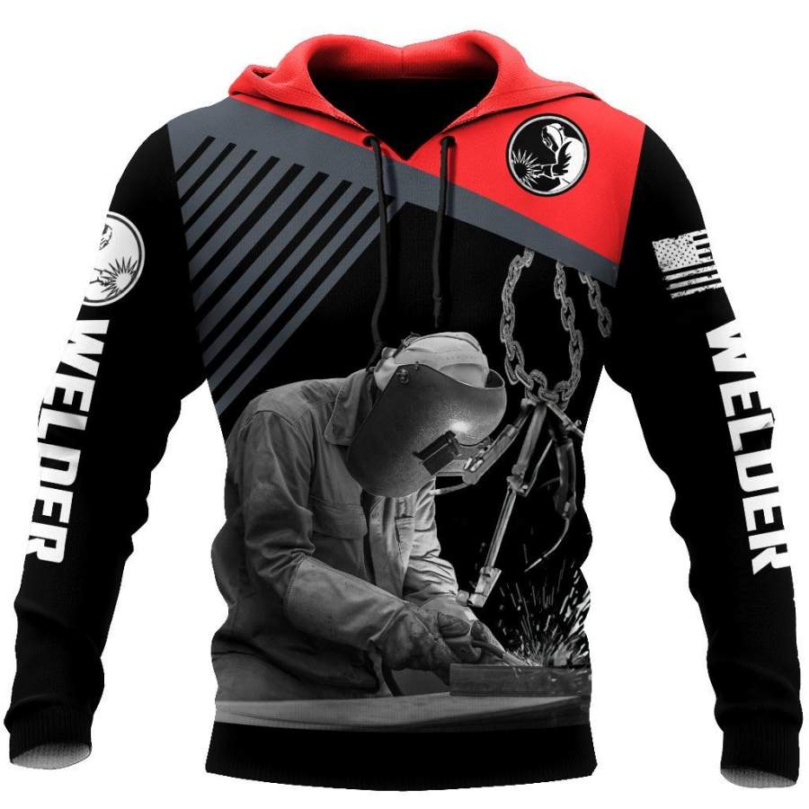 3D All Over Printed Welder Hoodie HHT09102005-MEI