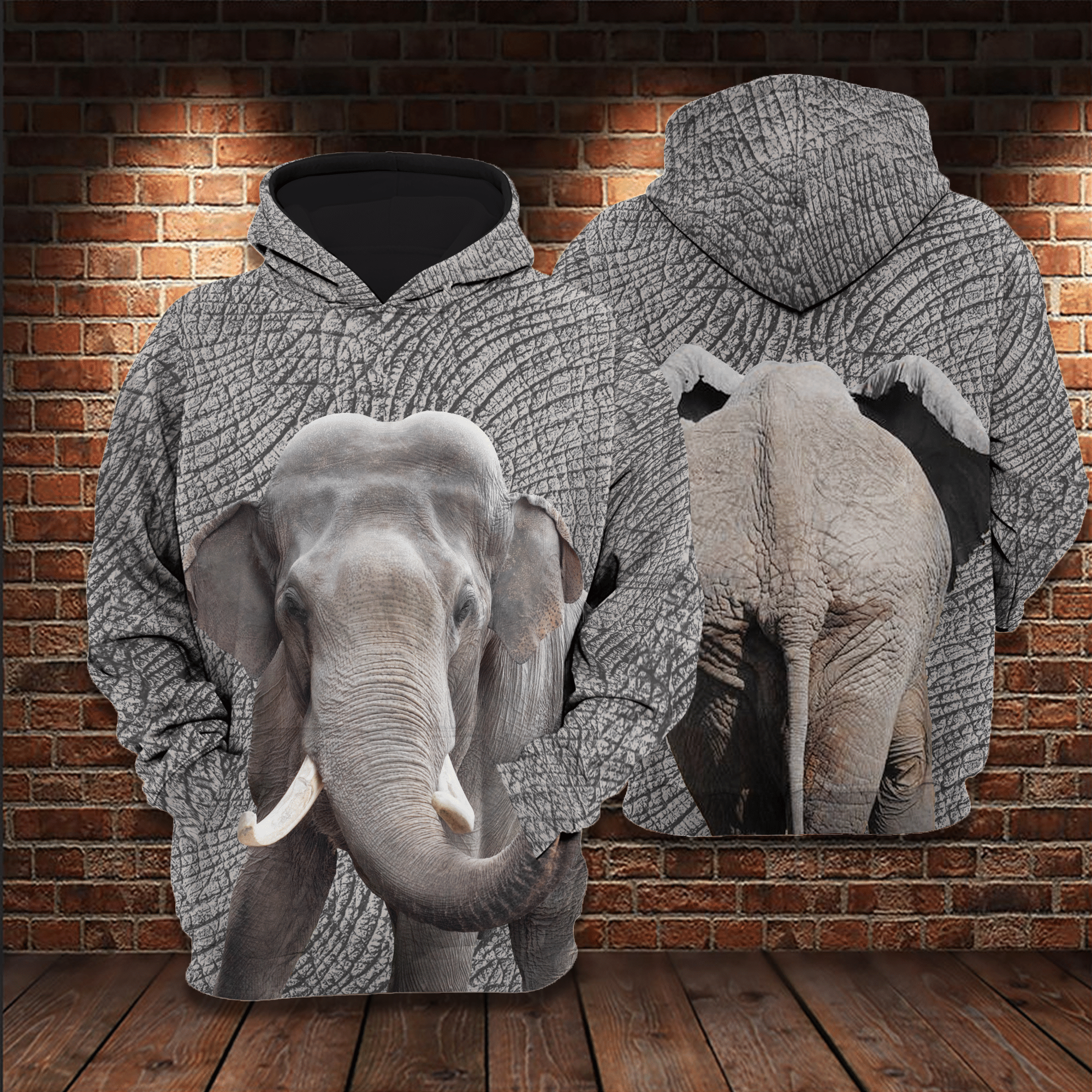 Funny Elephant Love Animal 3D All Over / VMHLMH290121